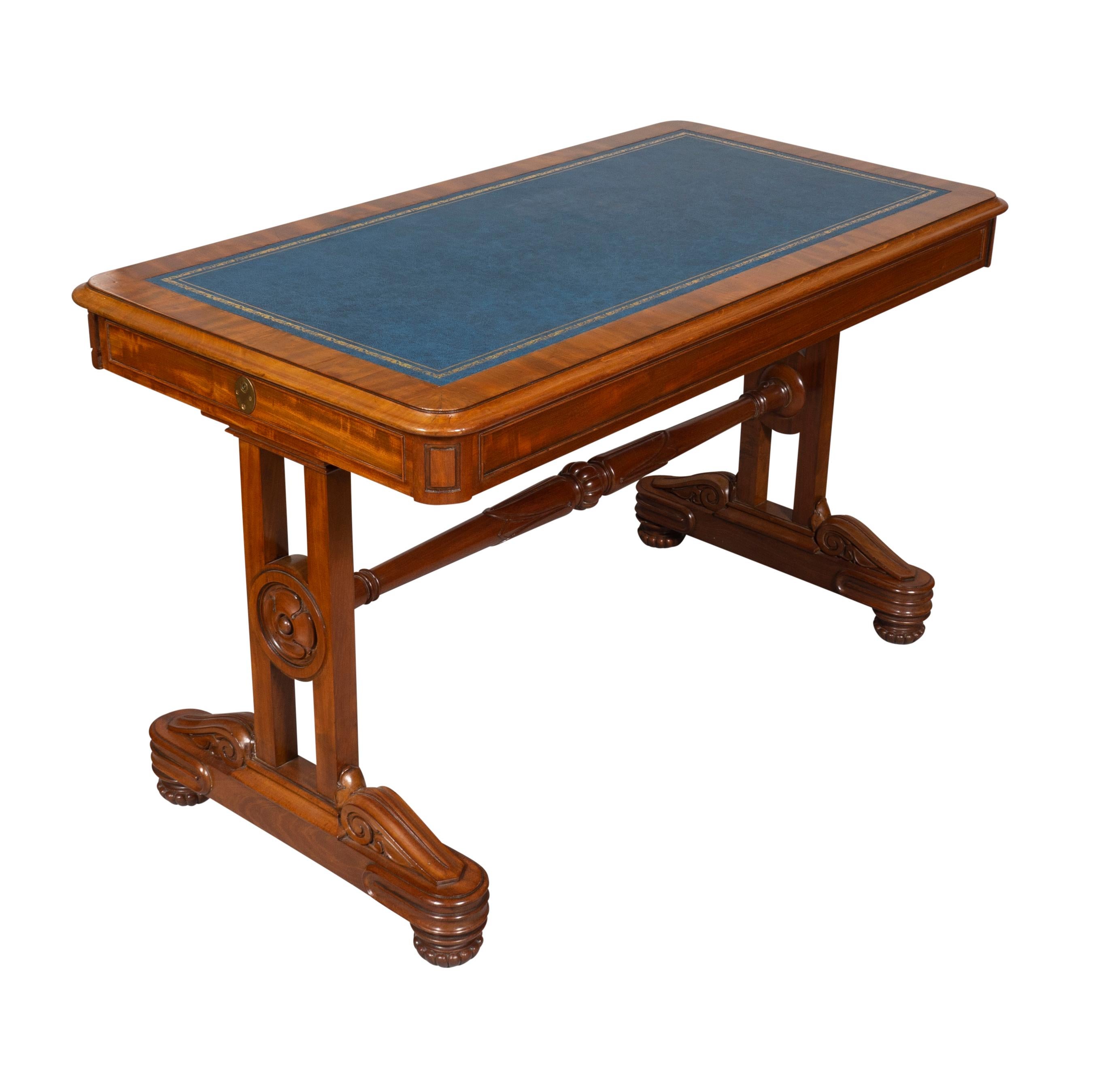 William IV Mahogany Writing Table For Sale 8