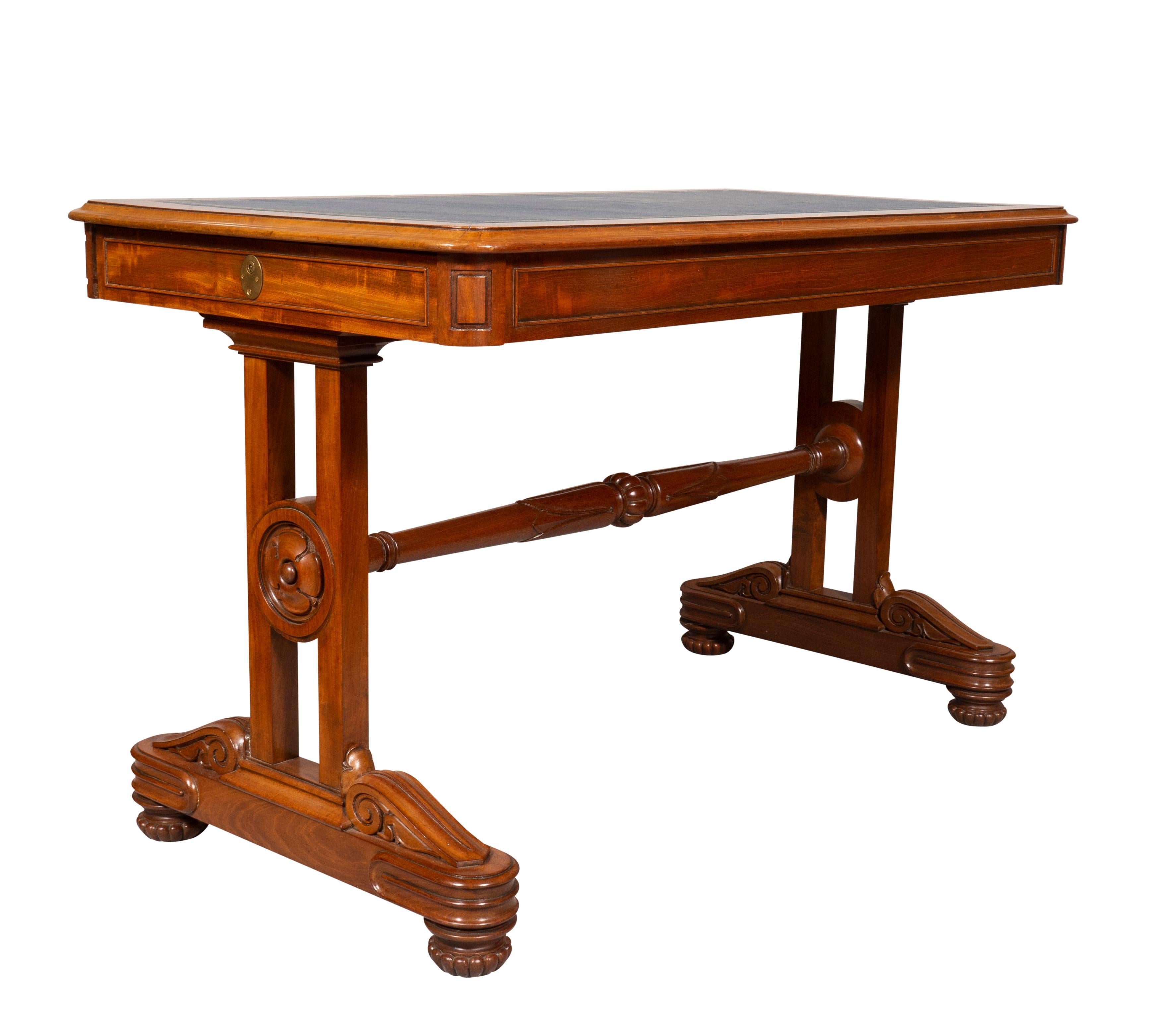 William IV Mahogany Writing Table For Sale 9