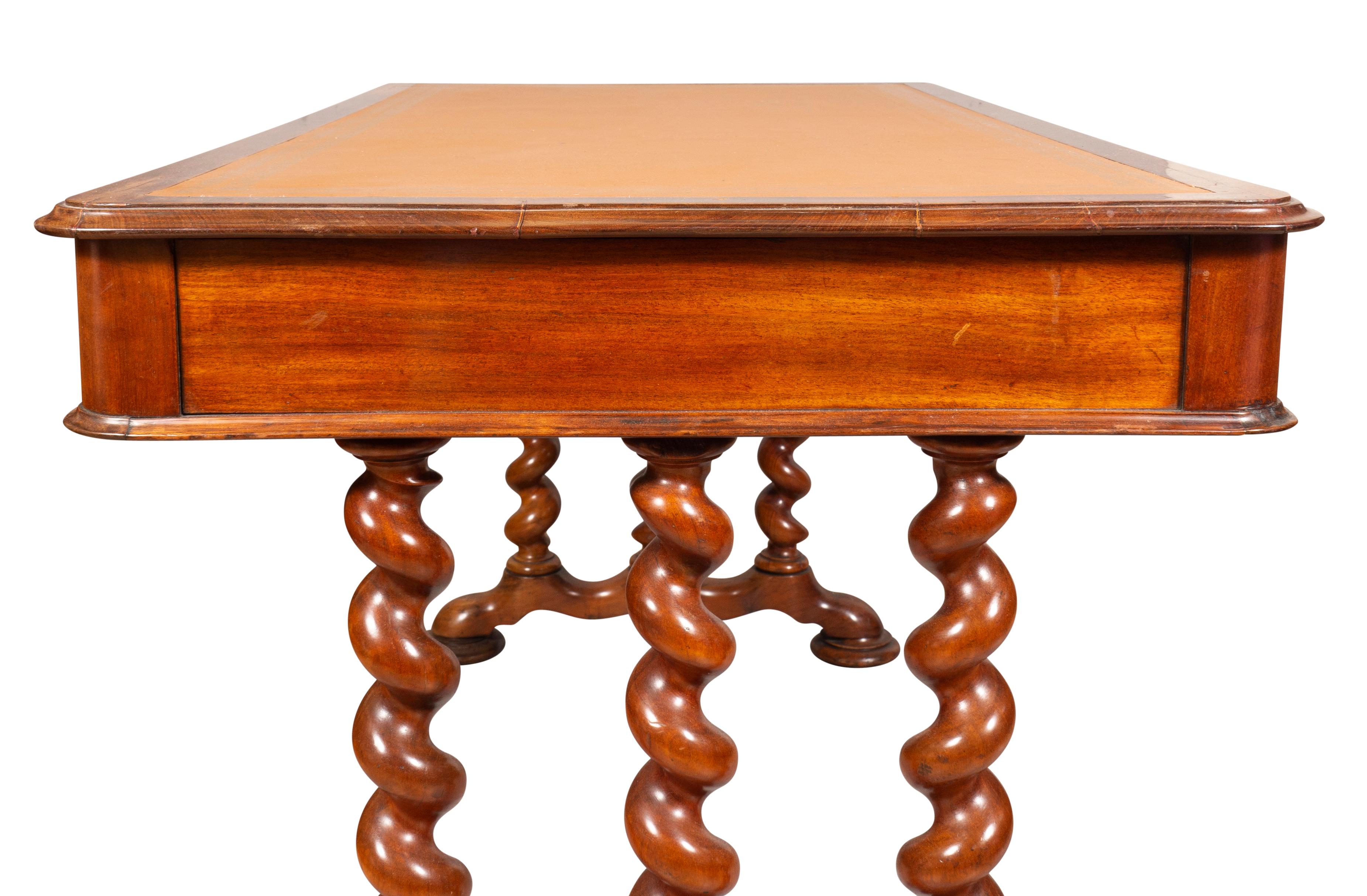 William IV Mahogany Writing Table For Sale 10