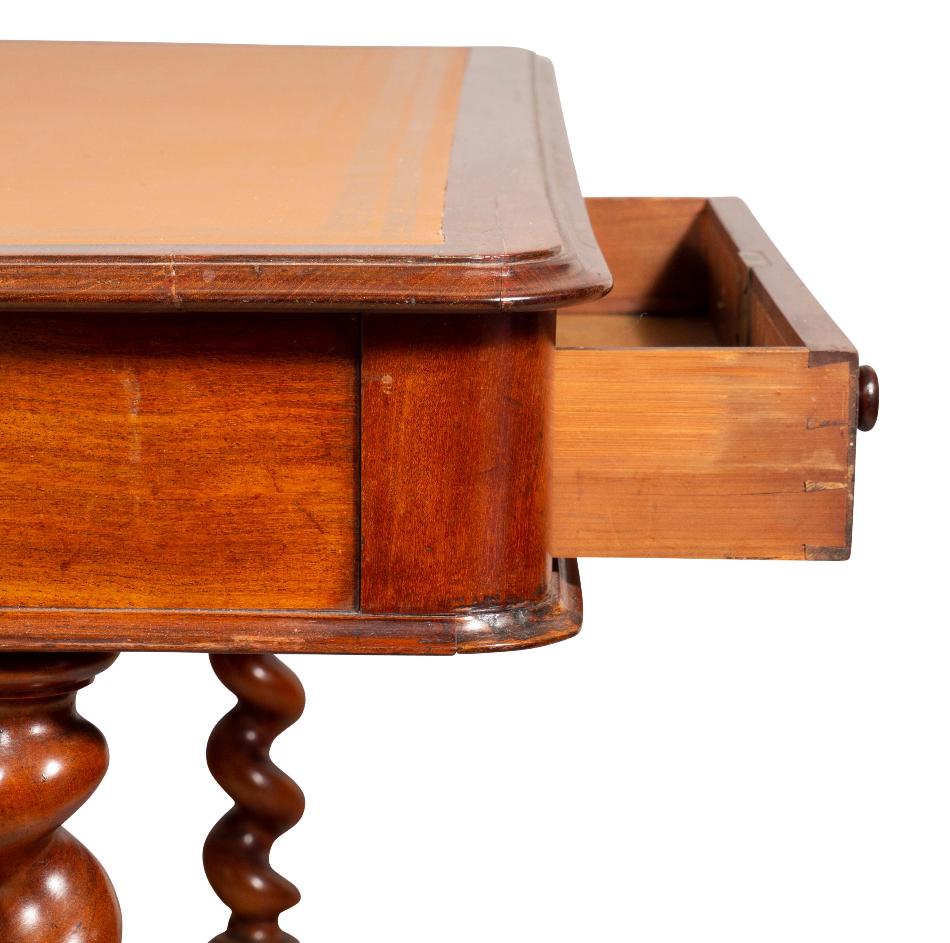 William IV Mahogany Writing Table For Sale 11