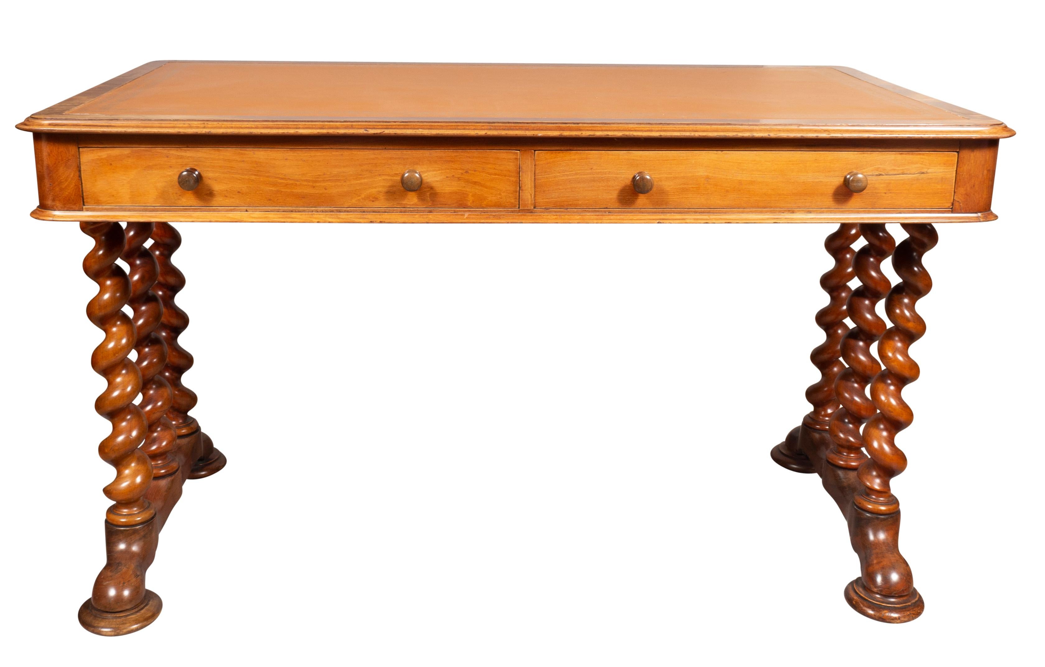 William IV Mahogany Writing Table For Sale 12