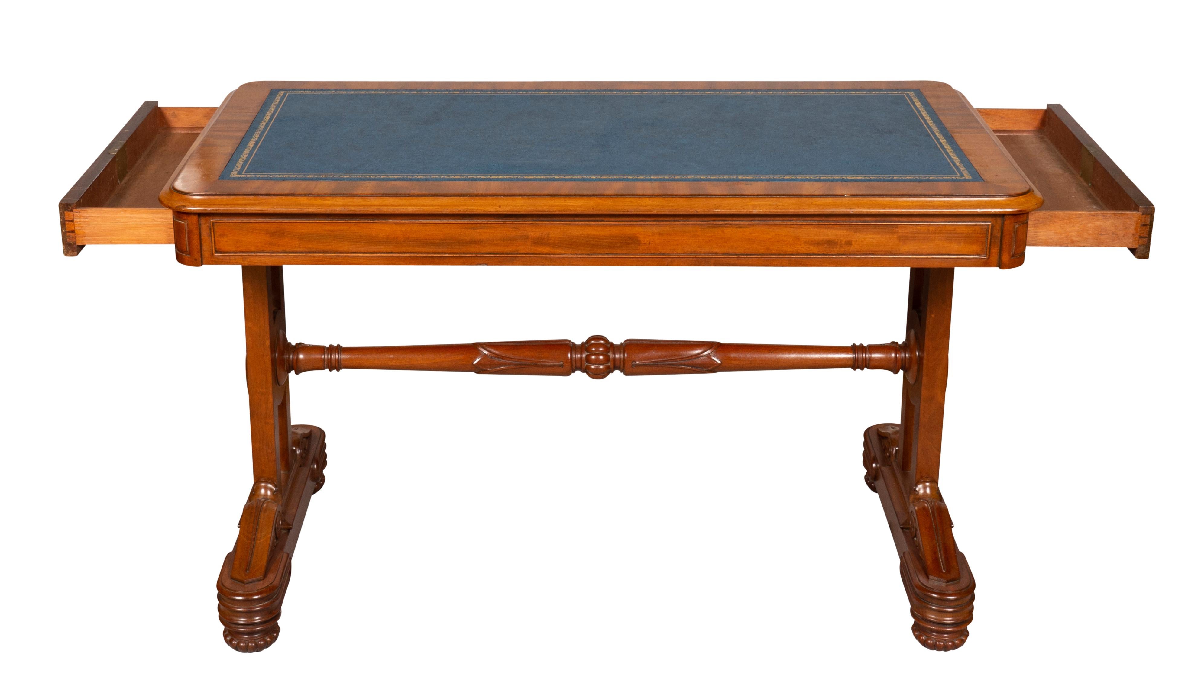 William IV Mahogany Writing Table For Sale 13