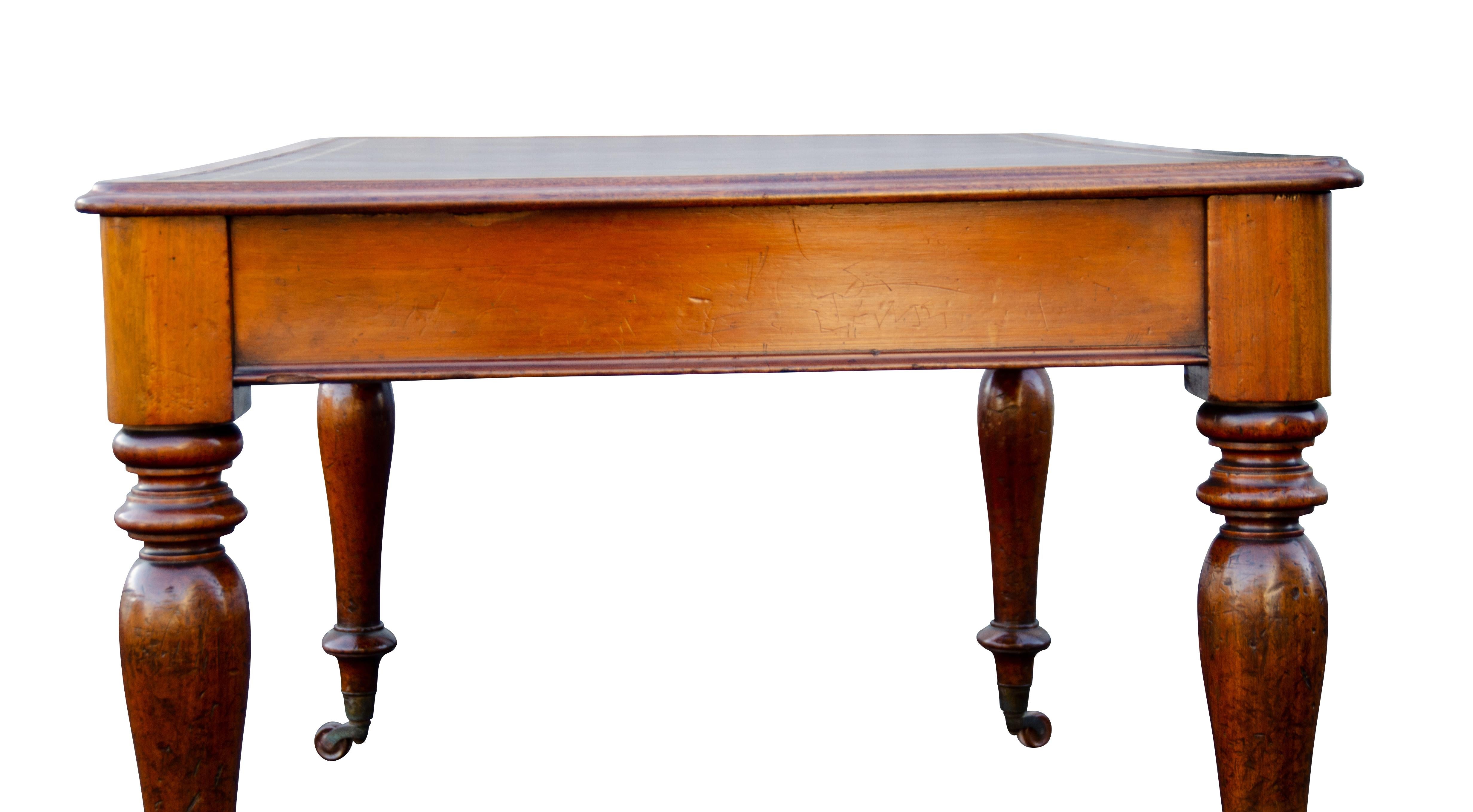 William iv Mahogany Writing Table In Good Condition In Essex, MA