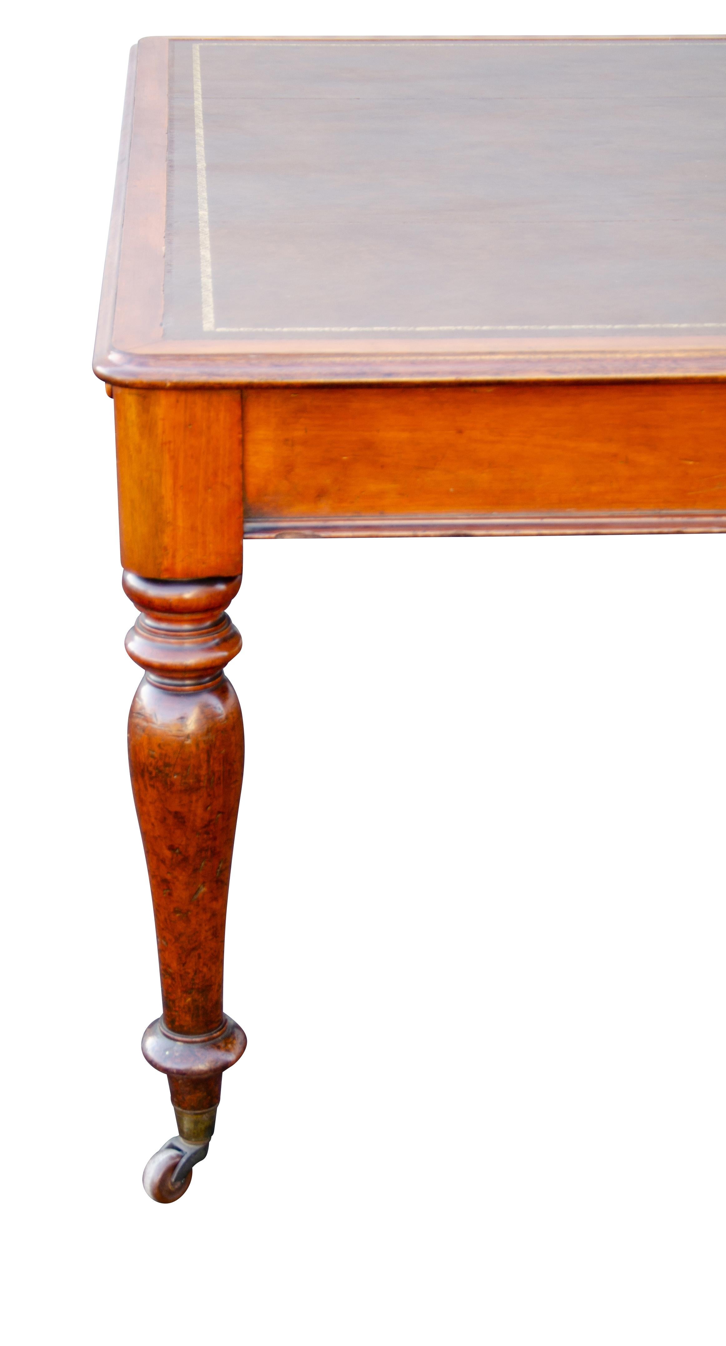 Early 19th Century William iv Mahogany Writing Table