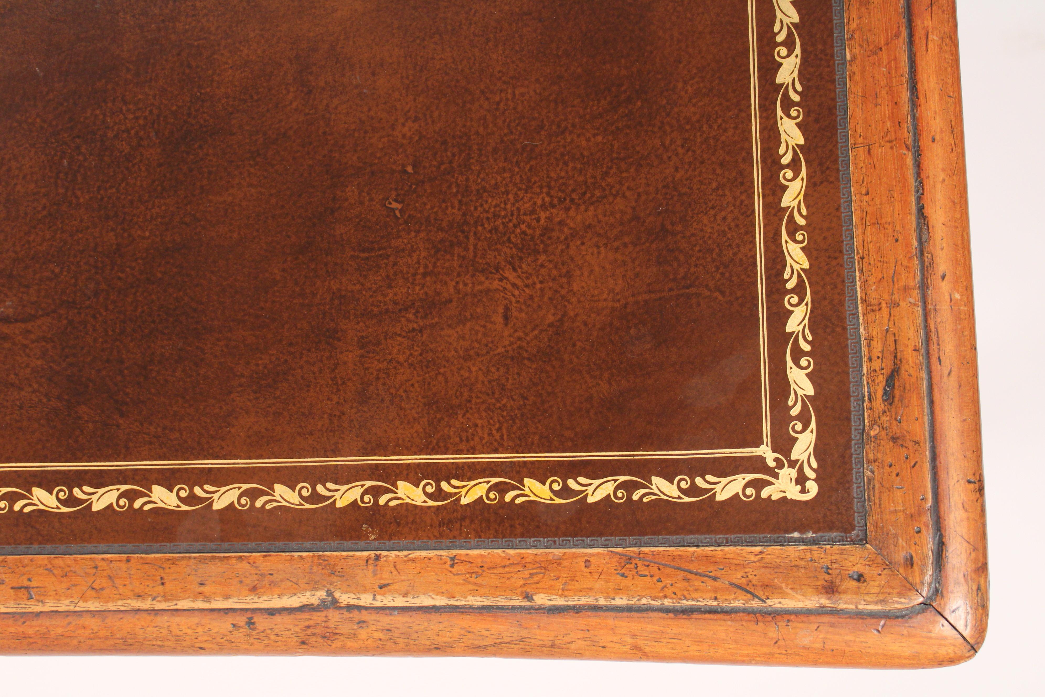 William IV mahogany writing table 2