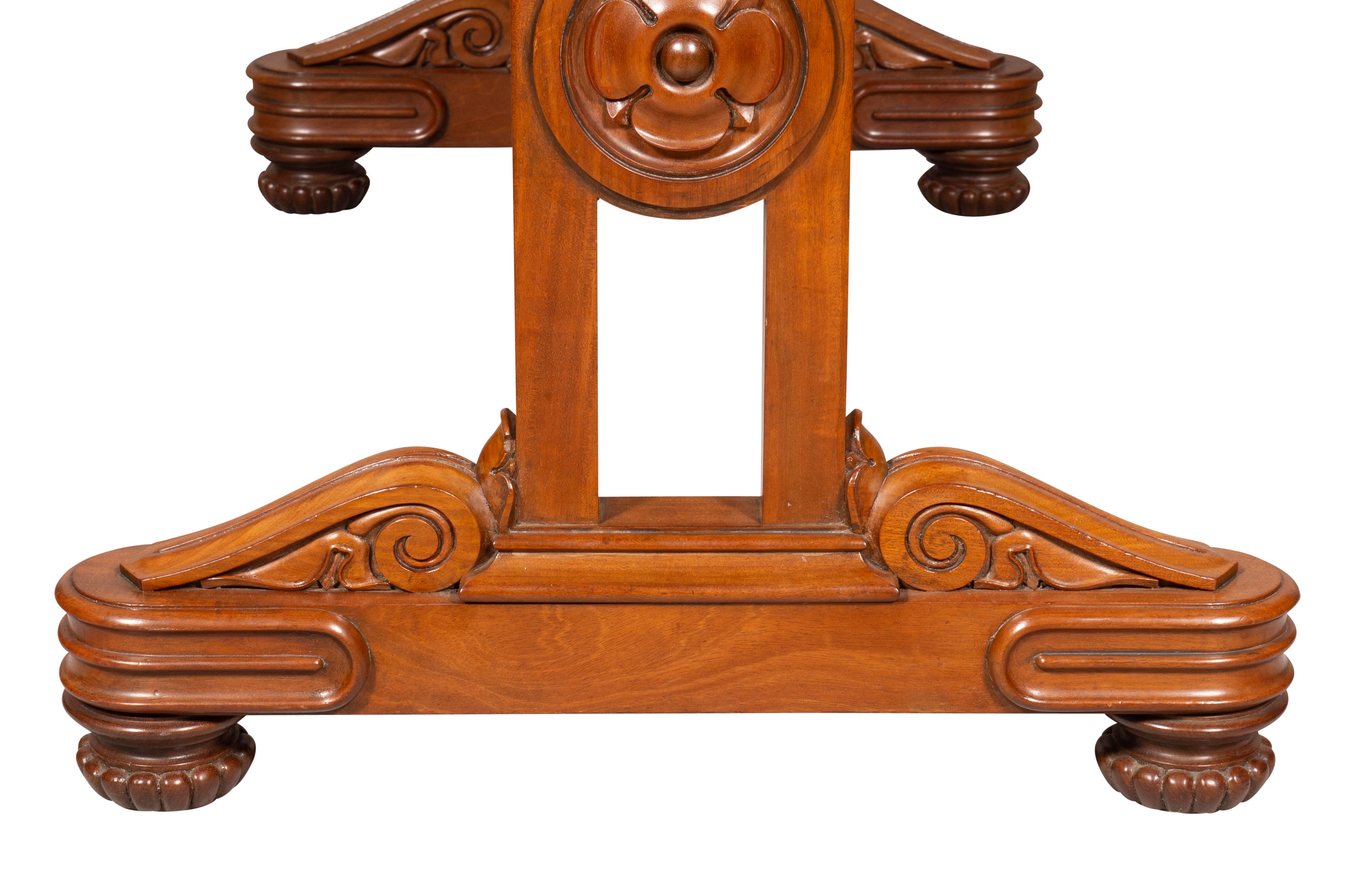 William IV Mahogany Writing Table For Sale 2