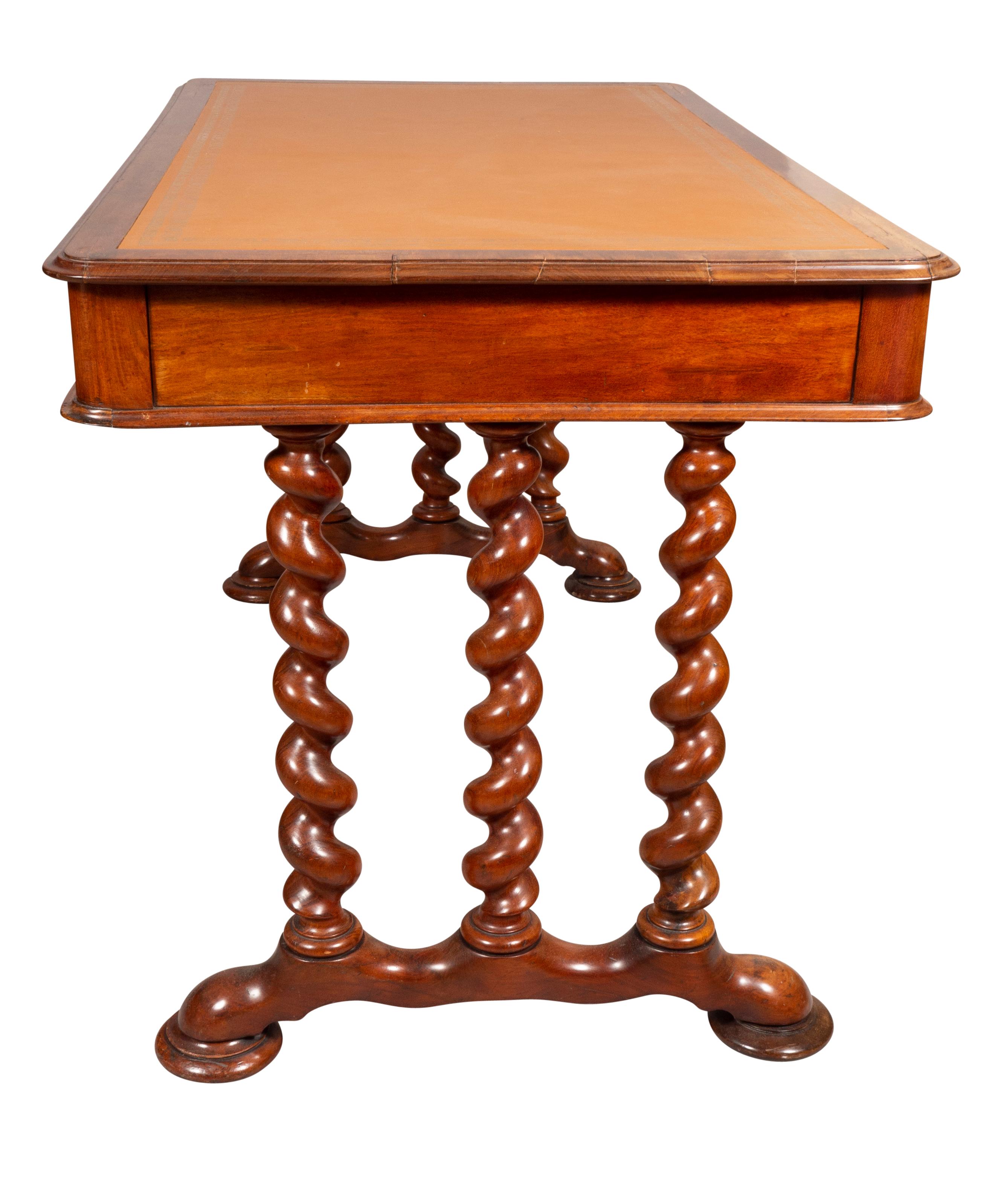 William IV Mahogany Writing Table For Sale 2