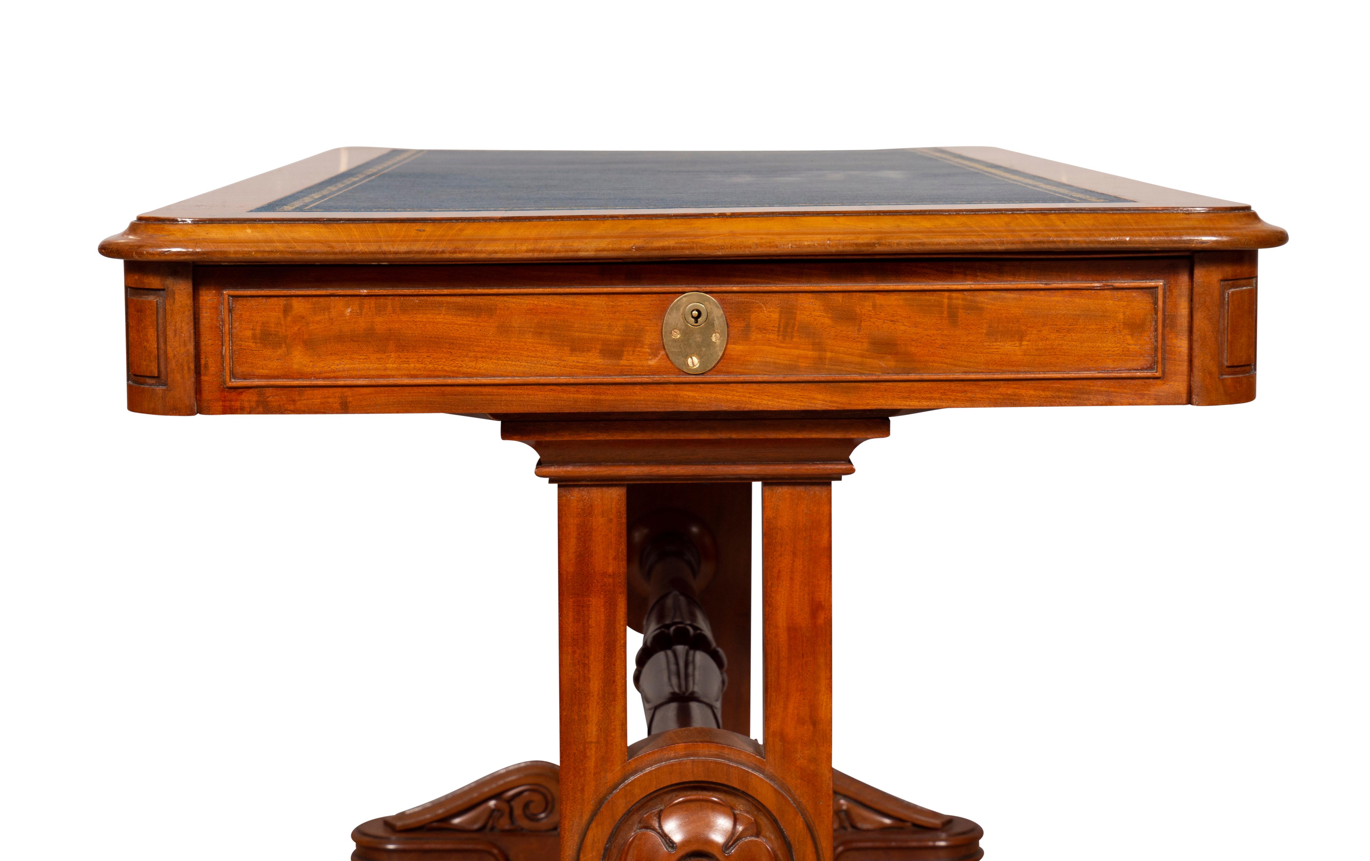 William IV Mahogany Writing Table For Sale 3