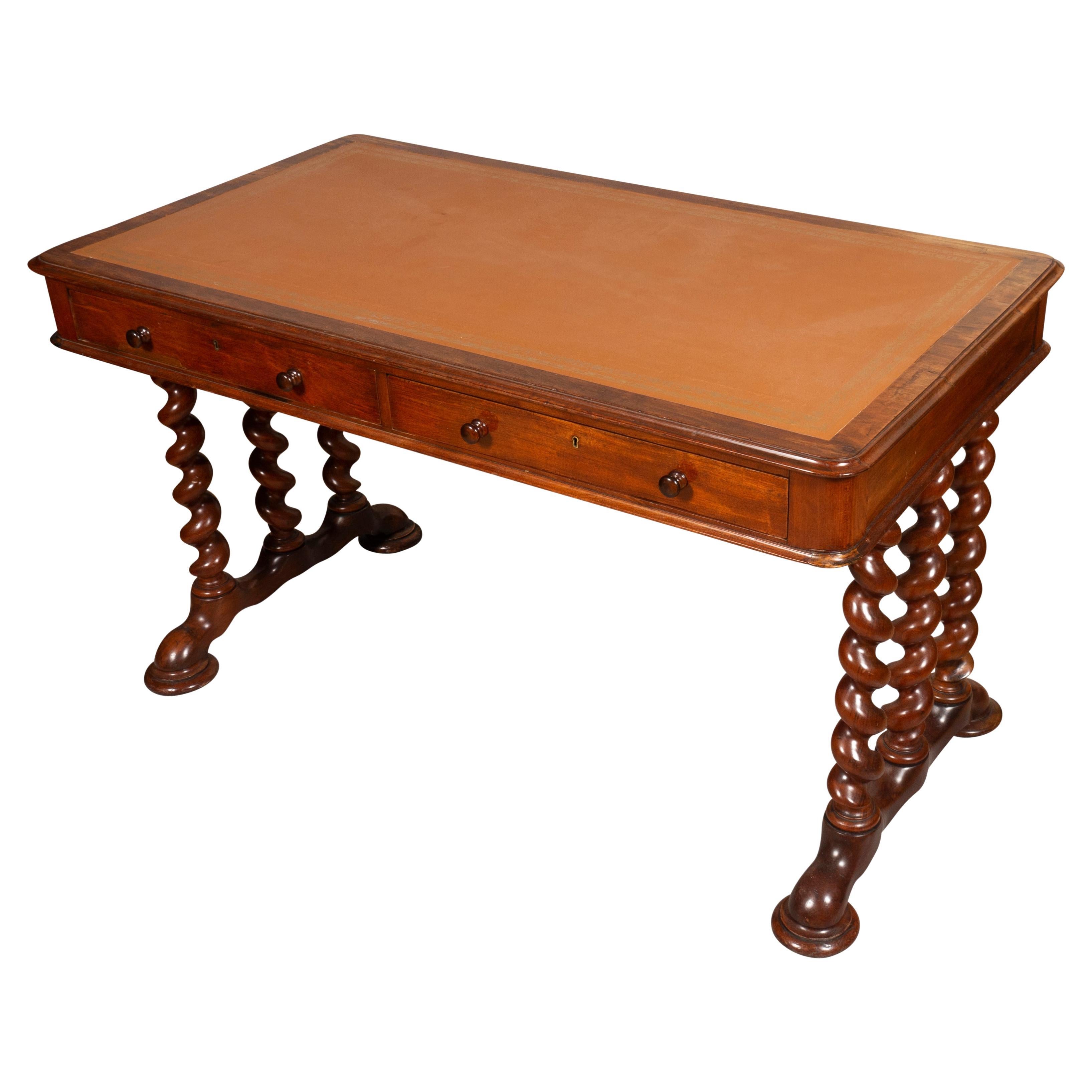 William IV Mahogany Writing Table For Sale
