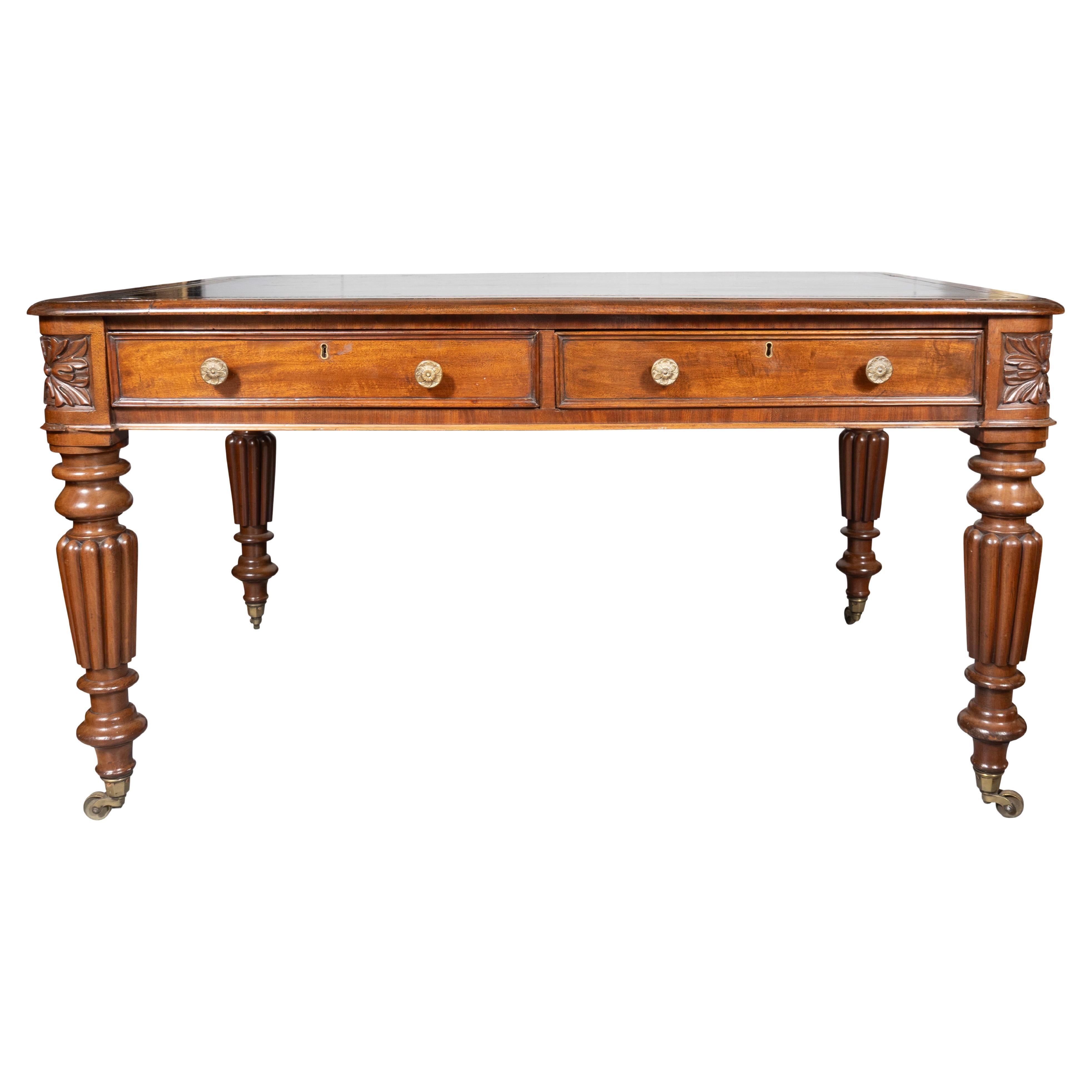 William IV Mahogany Writing Table