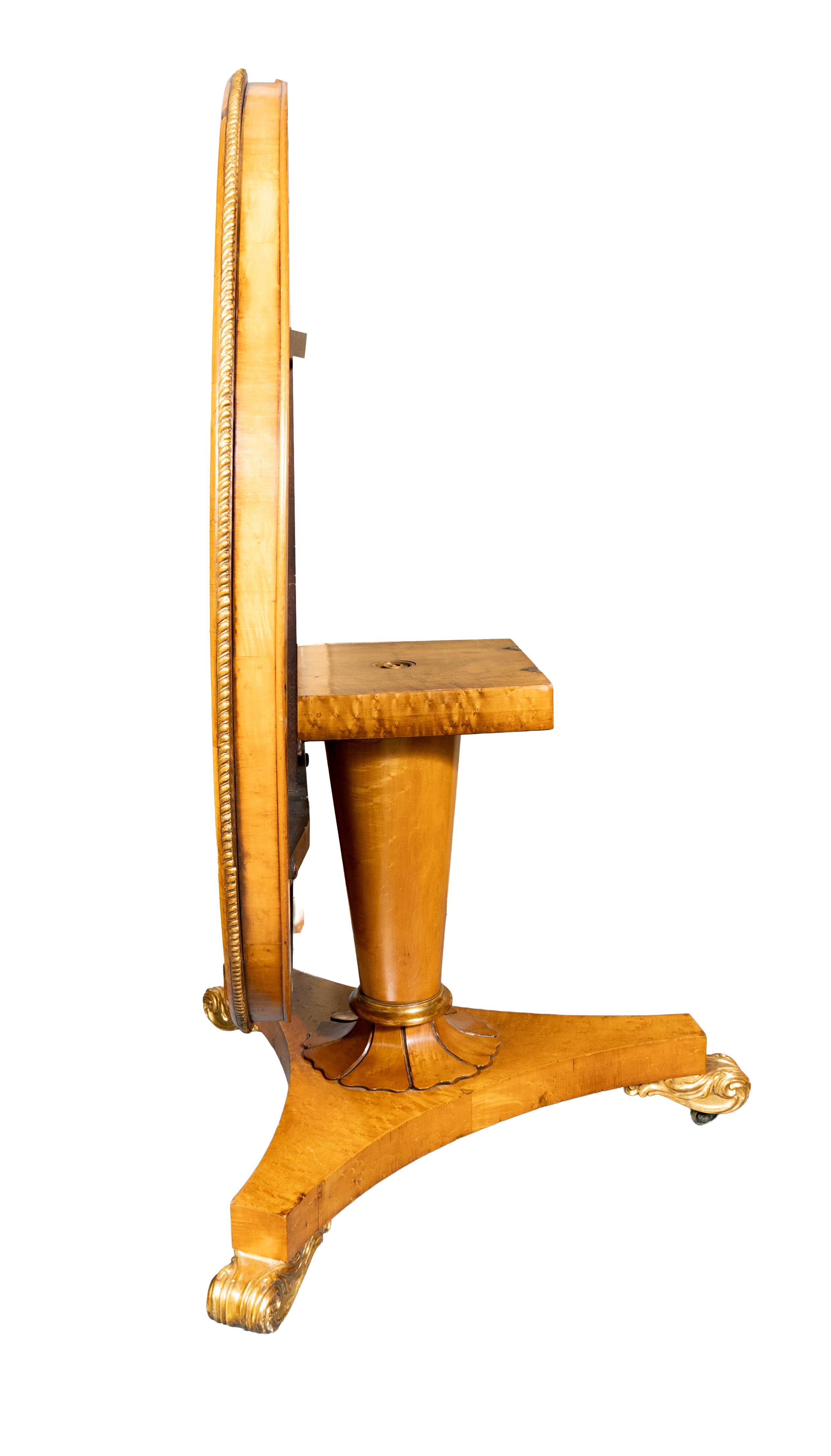 William IV Maple Center Table In Good Condition For Sale In Essex, MA