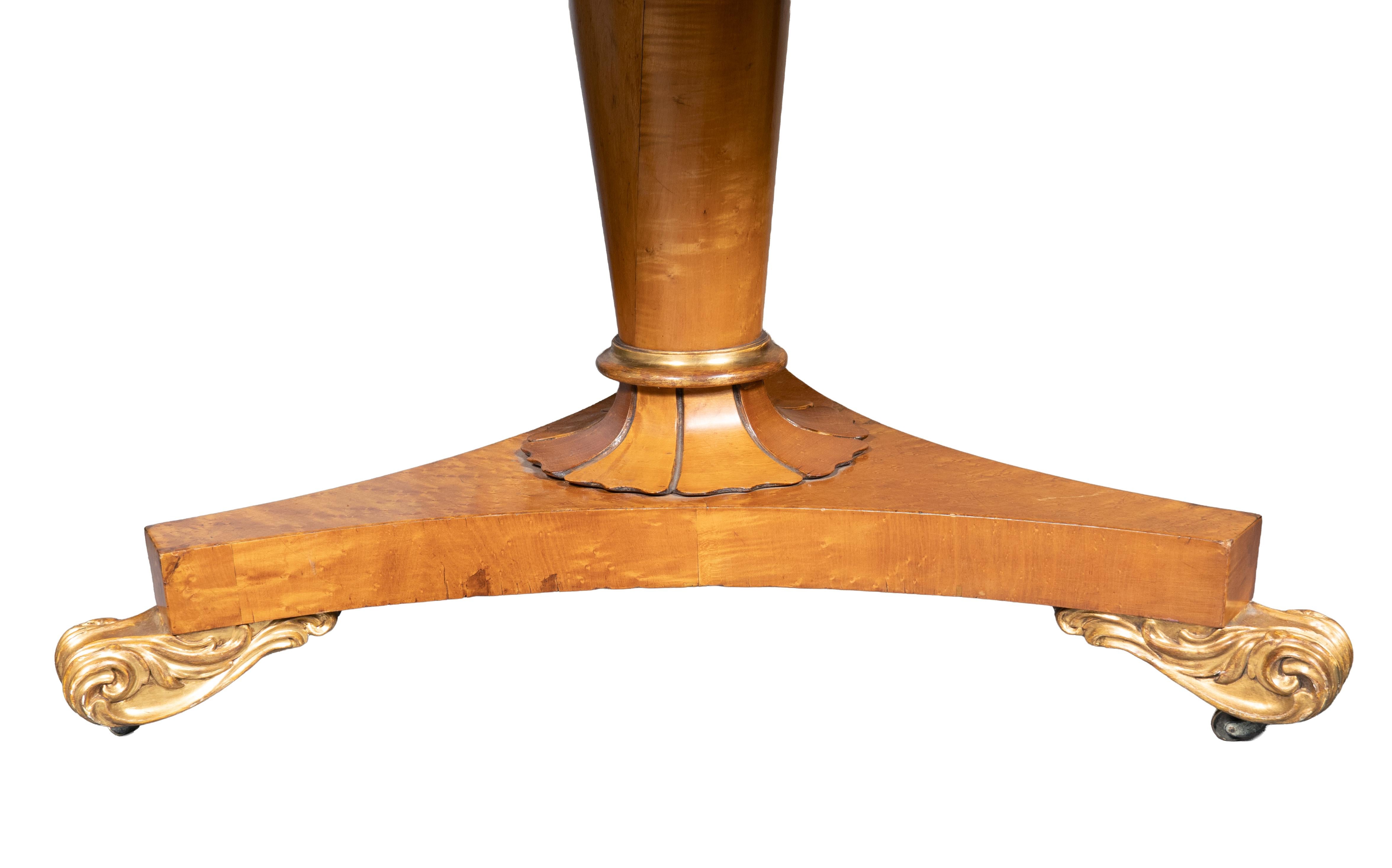 William IV Maple Center Table For Sale 1