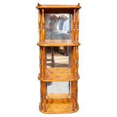 William IV Maple Hanging Wall Shelf