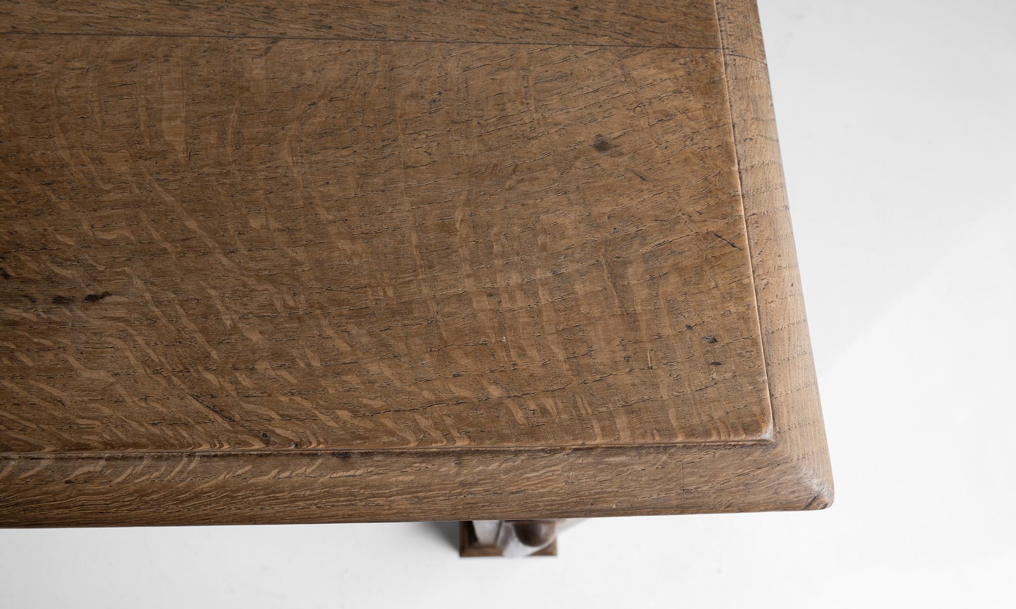 19th Century William IV Oak Console