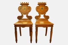 William IV Oak Hall Chairs