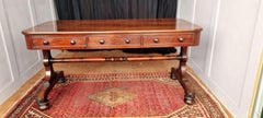 William IV Padouk wood library table