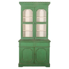 Antique William IV Painted Bookcase