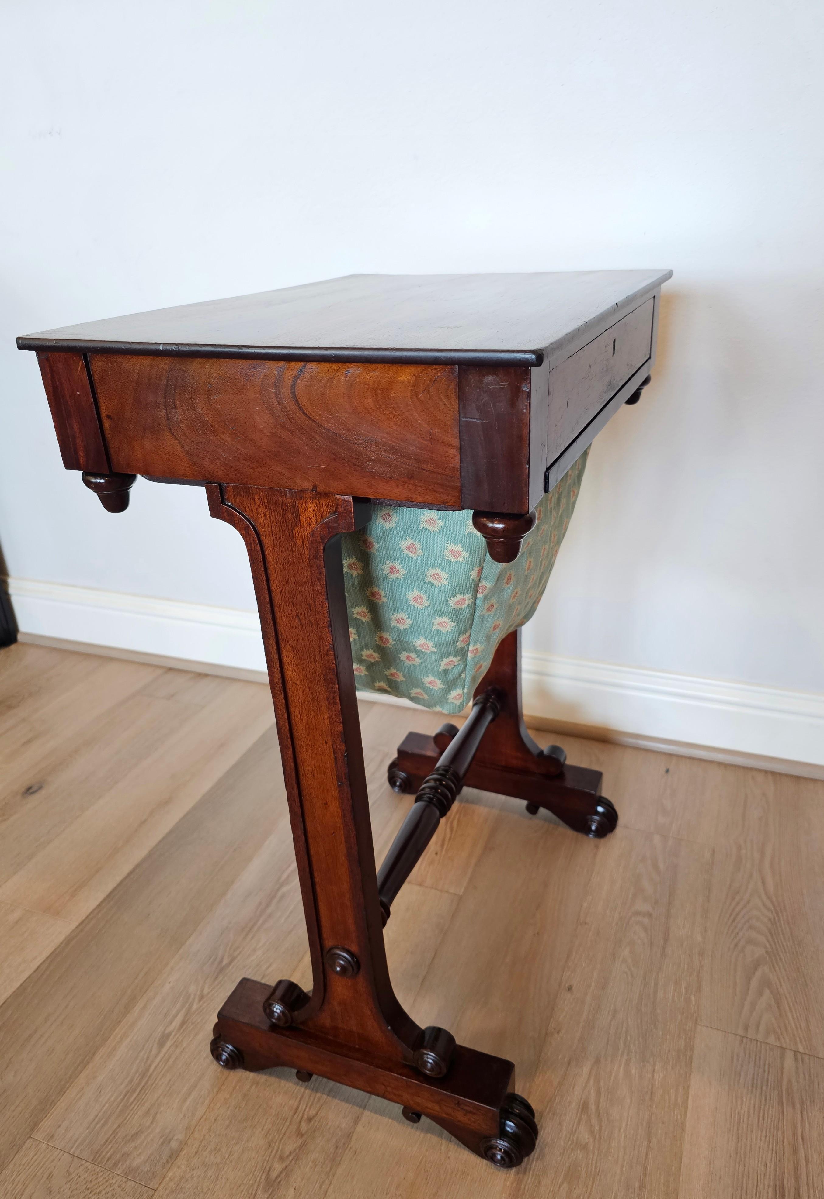 Table de travail d'époque William IV English Sewing Stand Work Table  en vente 6