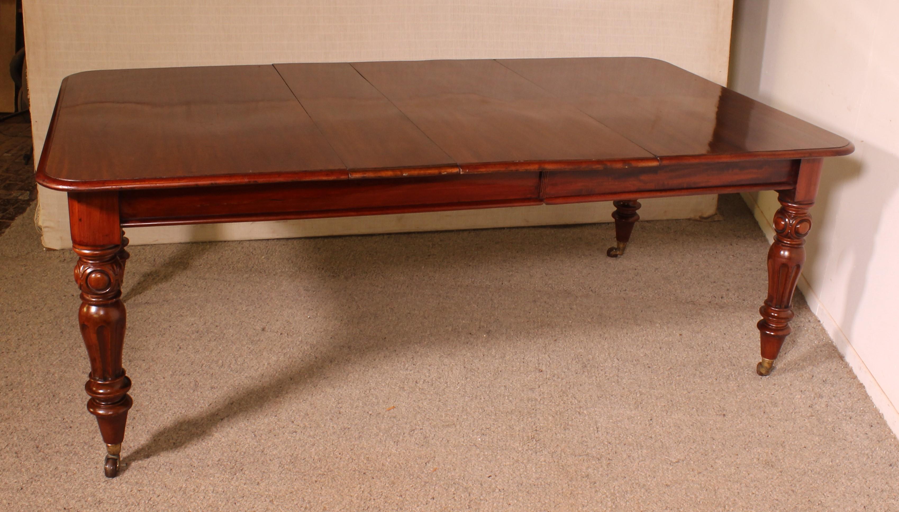 Table en acajou d'époque William IV - Début du 19e siècle Bon état - En vente à Brussels, Brussels