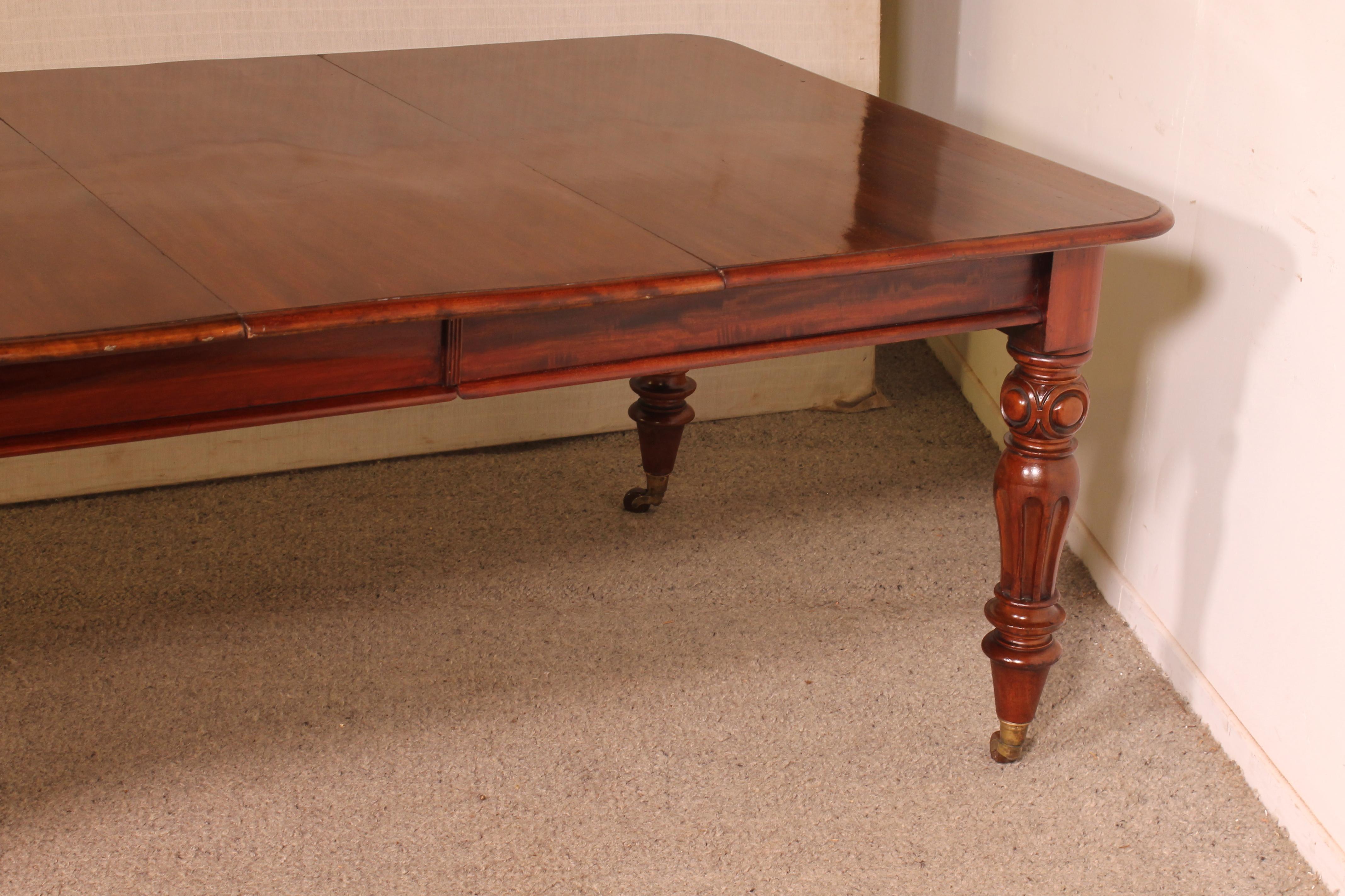 XIXe siècle Table en acajou d'époque William IV - Début du 19e siècle en vente