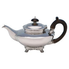 Antique William IV period Sterling Silver Batchelor Teapot - London 1835