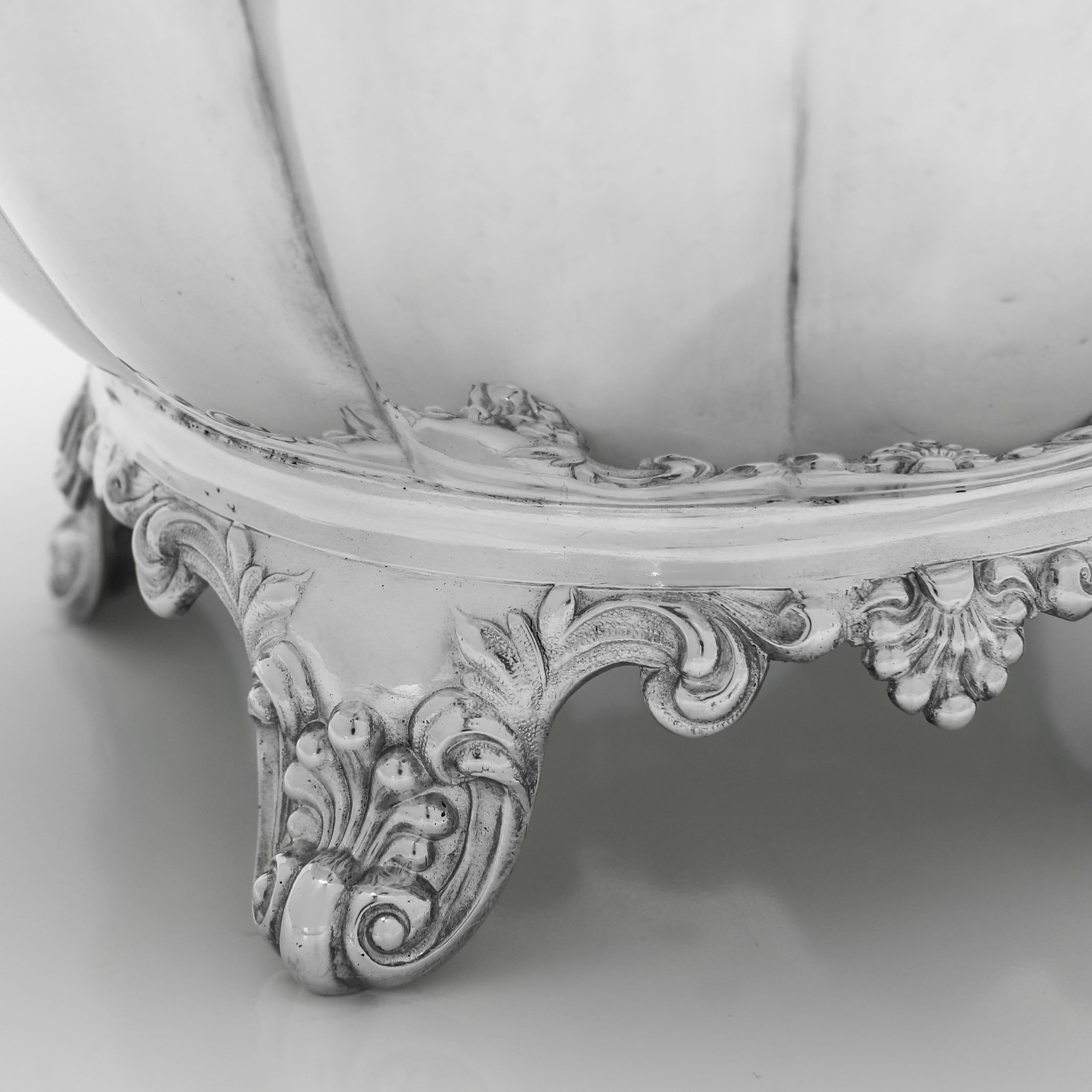 Argent sterling Cafetière en argent d'époque William IV, poinçonnée à Londres en 1835 en vente