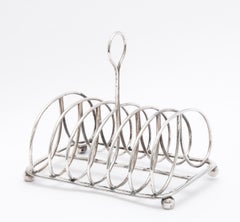 Portatostadas de plata de ley de la época de Guillermo IV - De Matthew Boulton