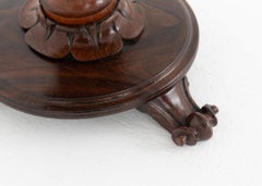 William IV Piano Stool Adjustable Height 19th Century