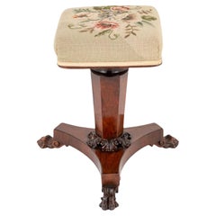 William IV Piano Stool Seat