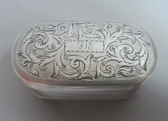 William IV Pocket Nutmeg Grater Made in Birmingham by Joseph Willmore, 1836