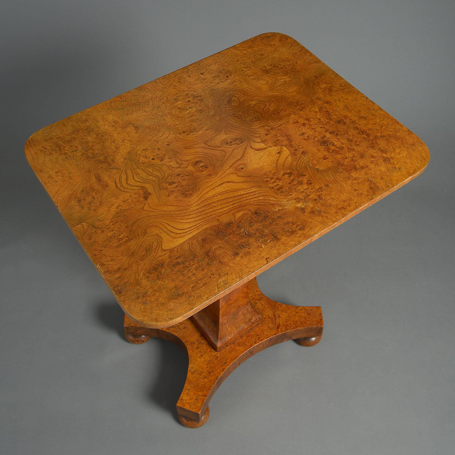 English William IV Rectangular Elm Table