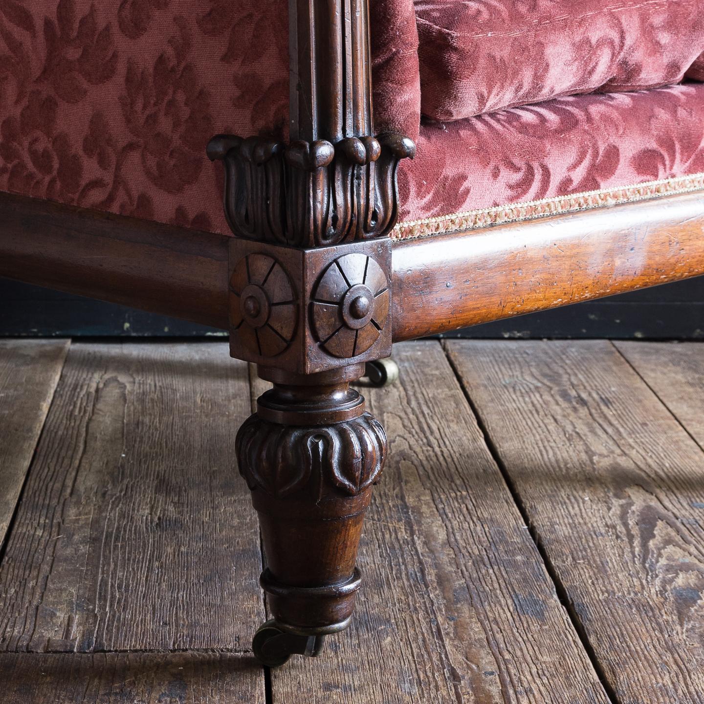 William IV Rosewood Armchair 8