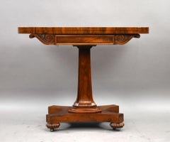 William IV Rosewood Card Table