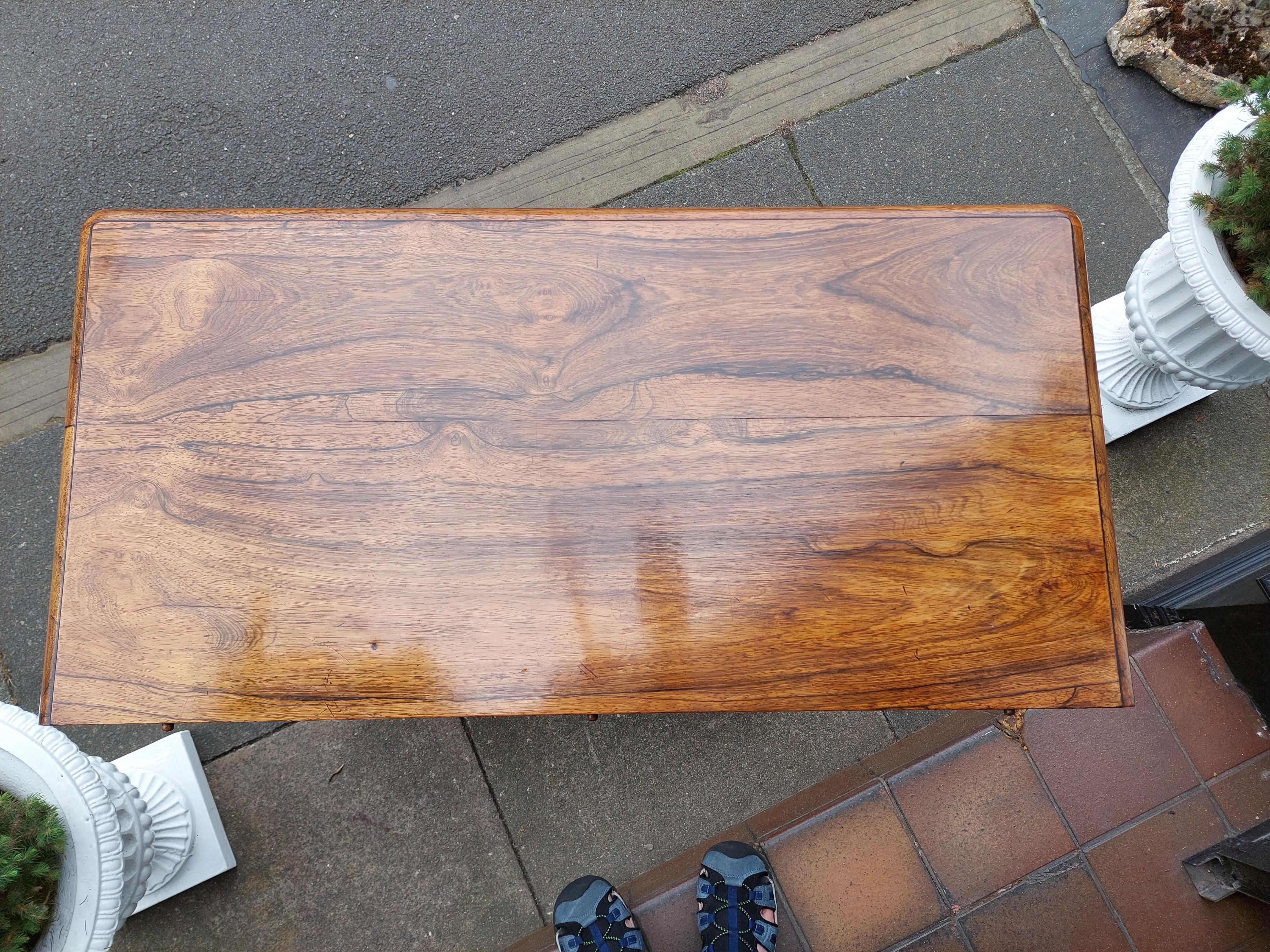 Table à cartes William IV en bois de rose Bon état - En vente à Altrincham, GB