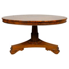 William IV Rosewood Center Table/ Breakfast Table