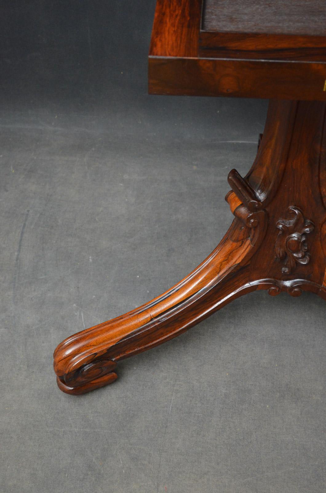 William IV Rosewood Center or Dining Table 1