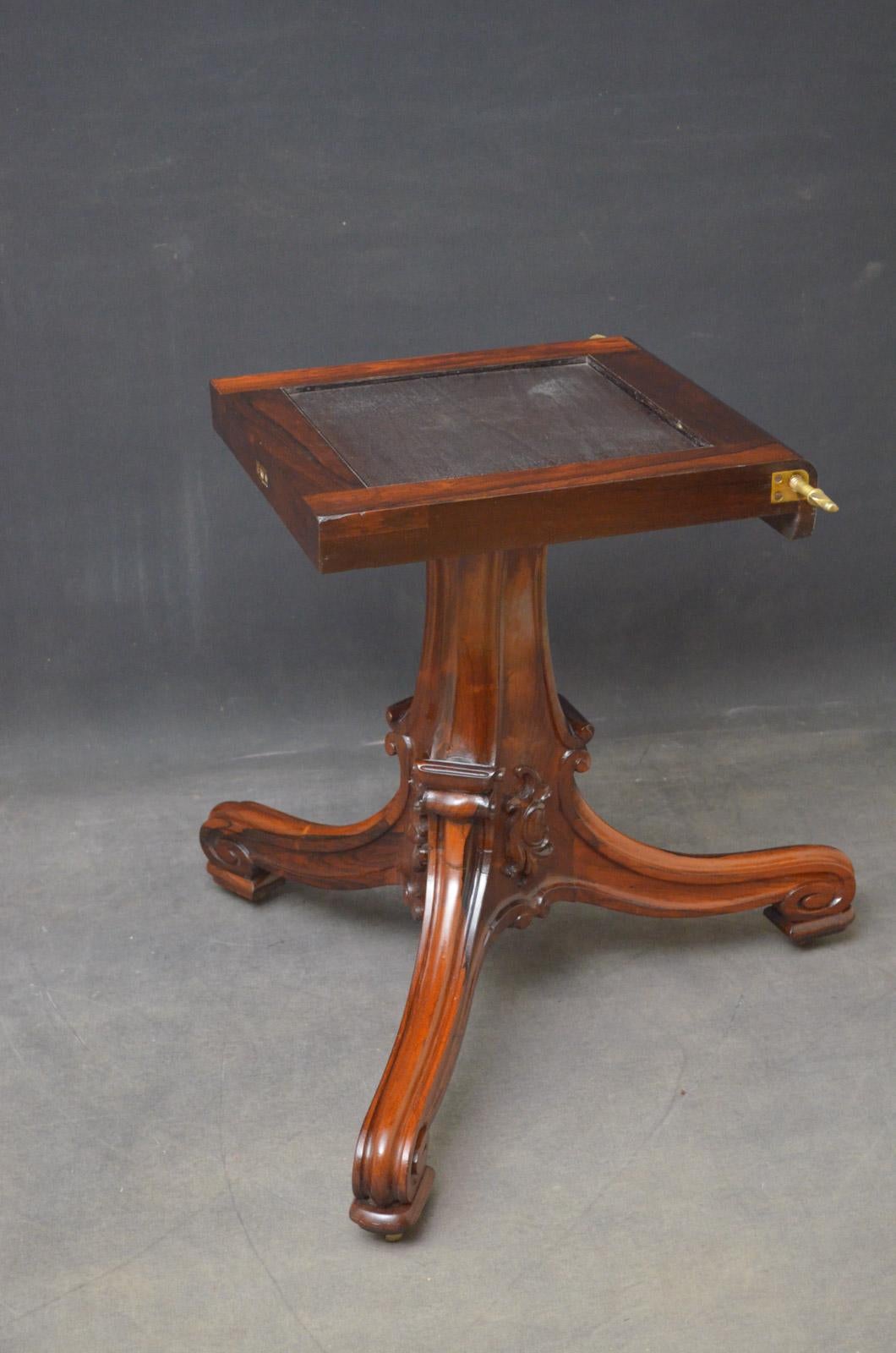 William IV Rosewood Center or Dining Table 4