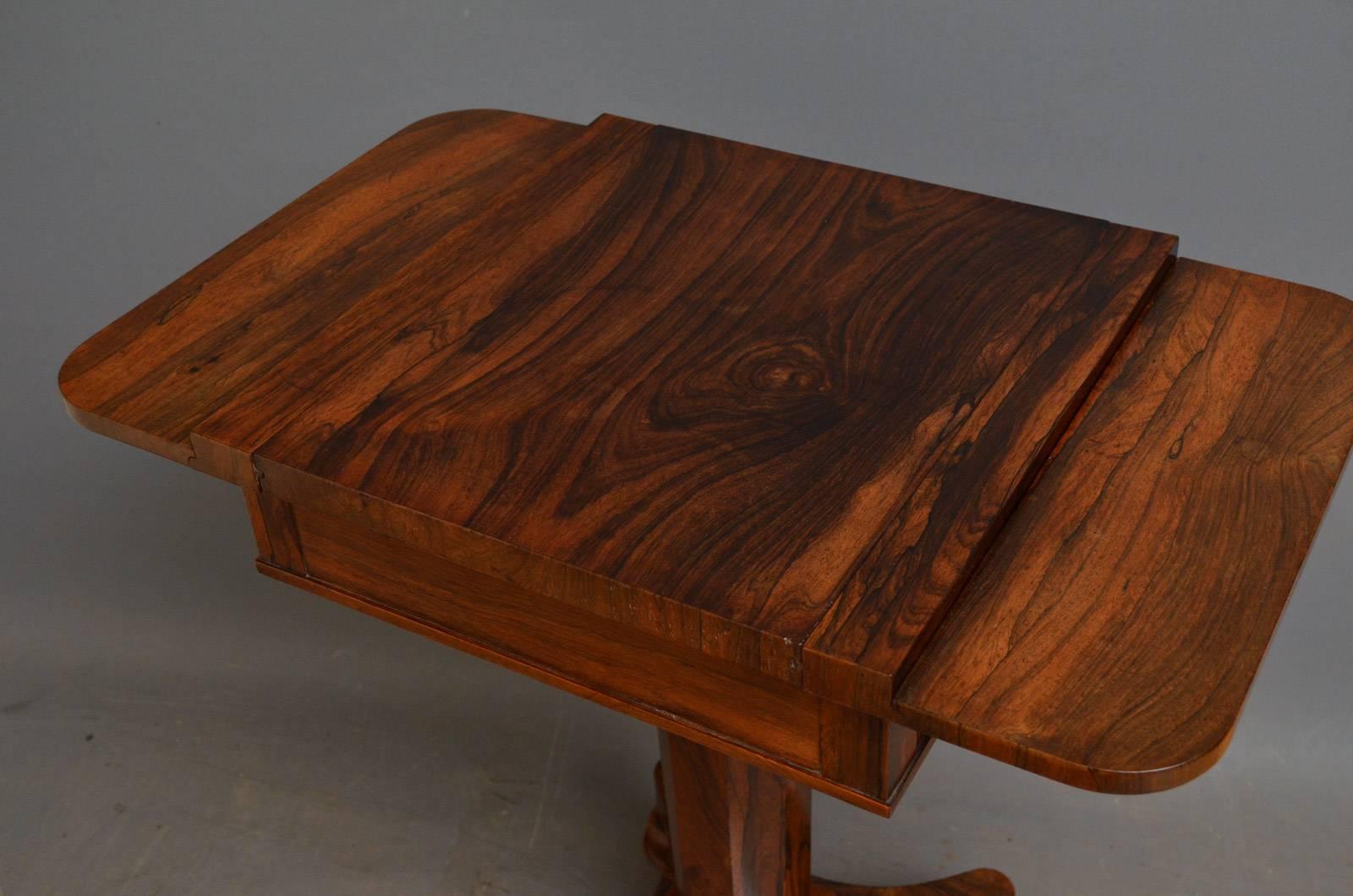 William IV Rosewood Chess Table 2