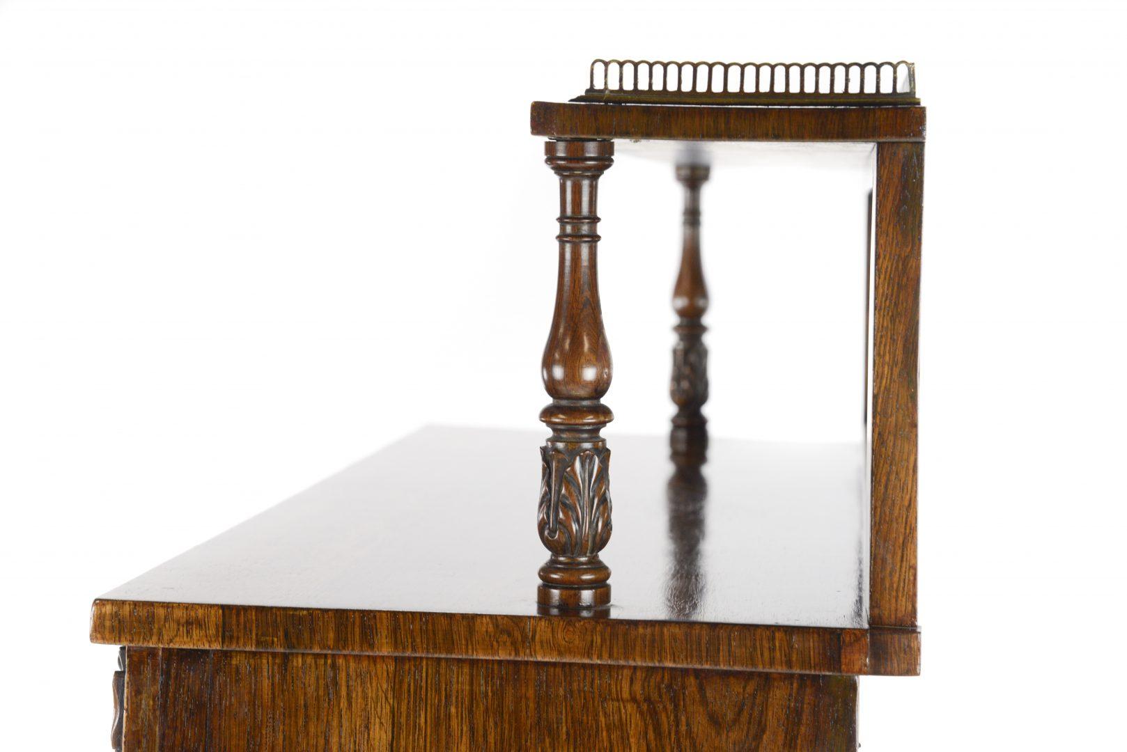 William IV Rosewood Chiffonier Attributed to Gillows In Good Condition In Northwich, GB
