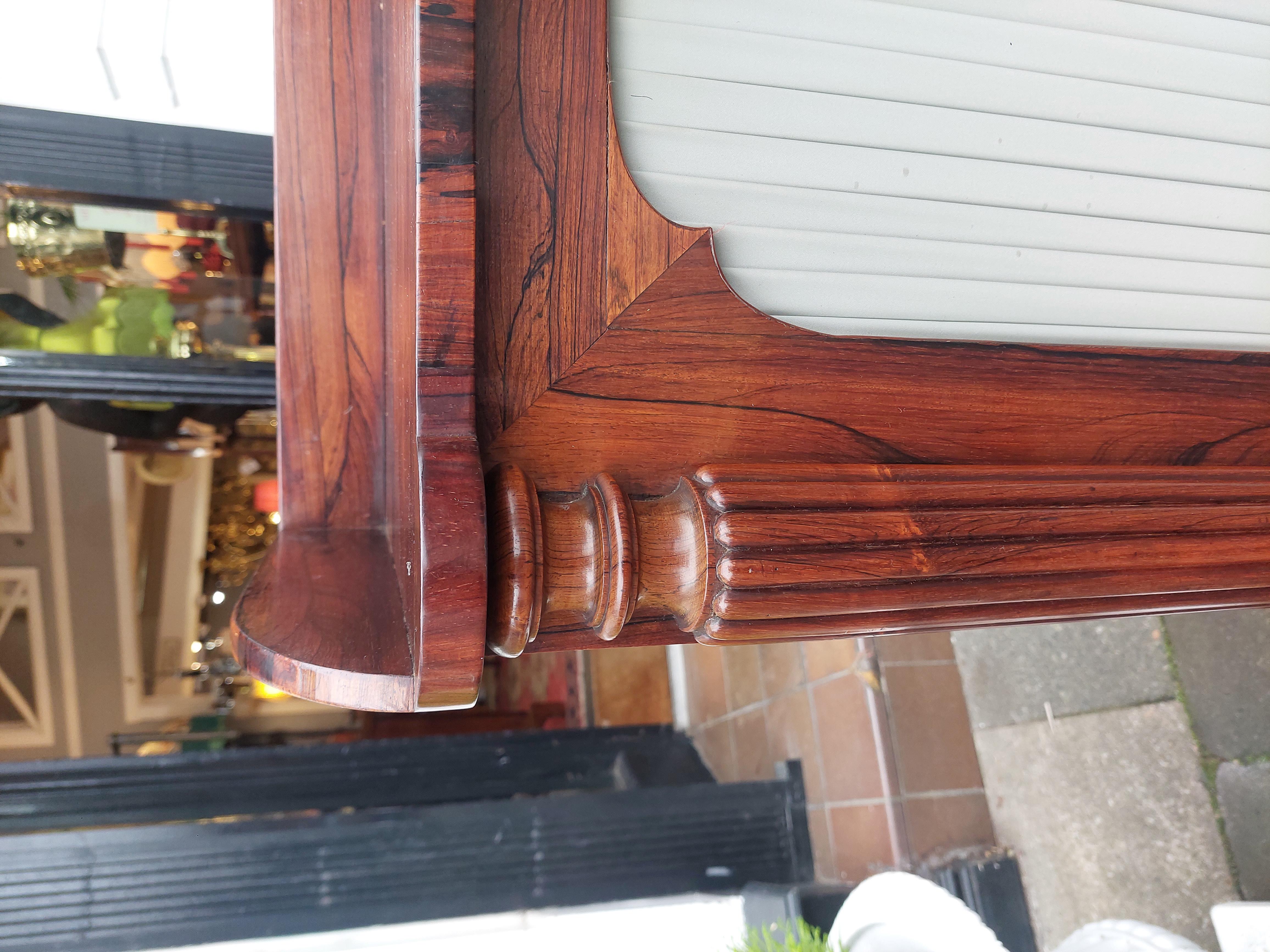 William IV Rosewood Chiffonier Side Cabinet For Sale 1