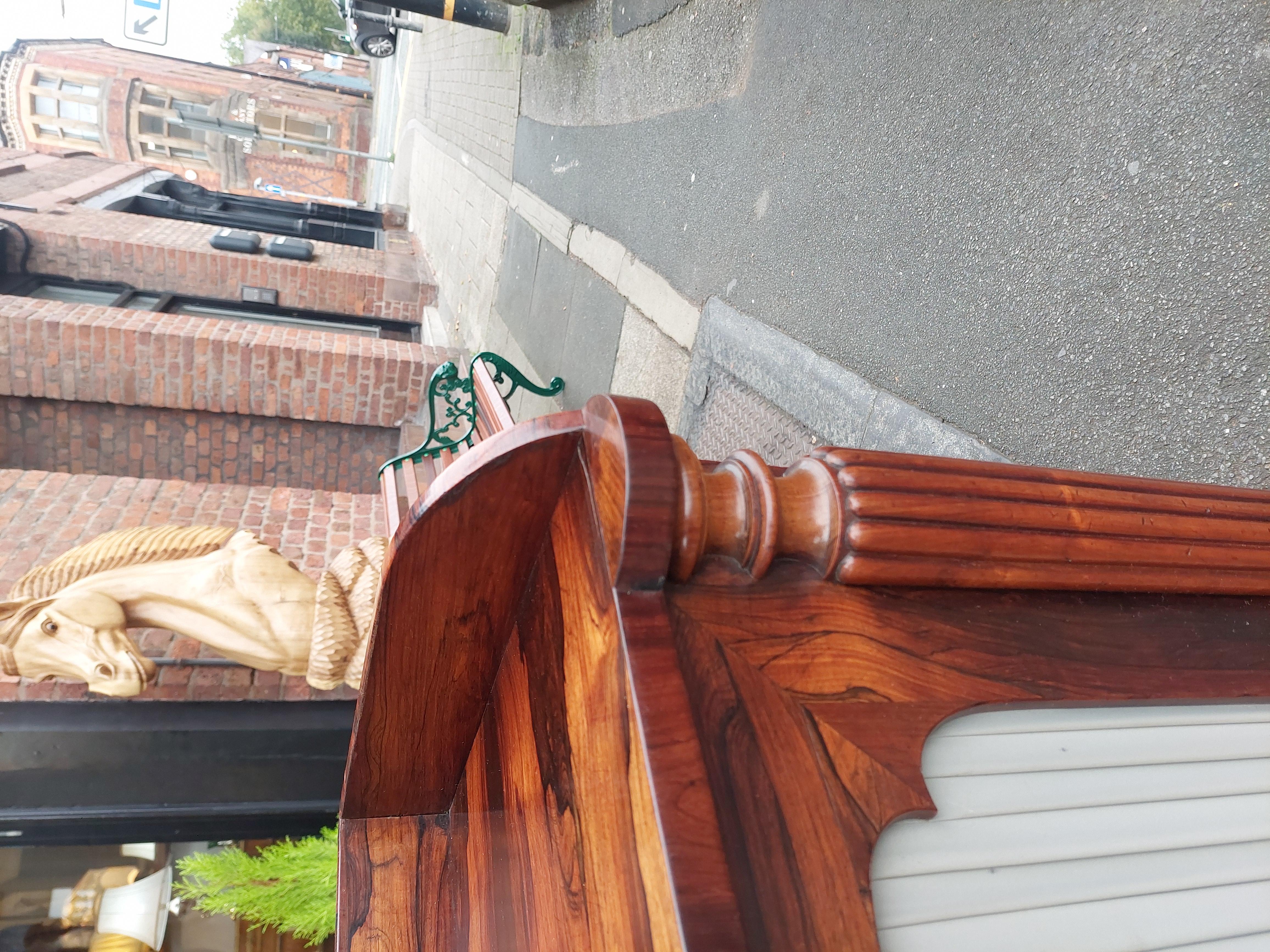 William IV Rosewood Chiffonier Side Cabinet For Sale 2