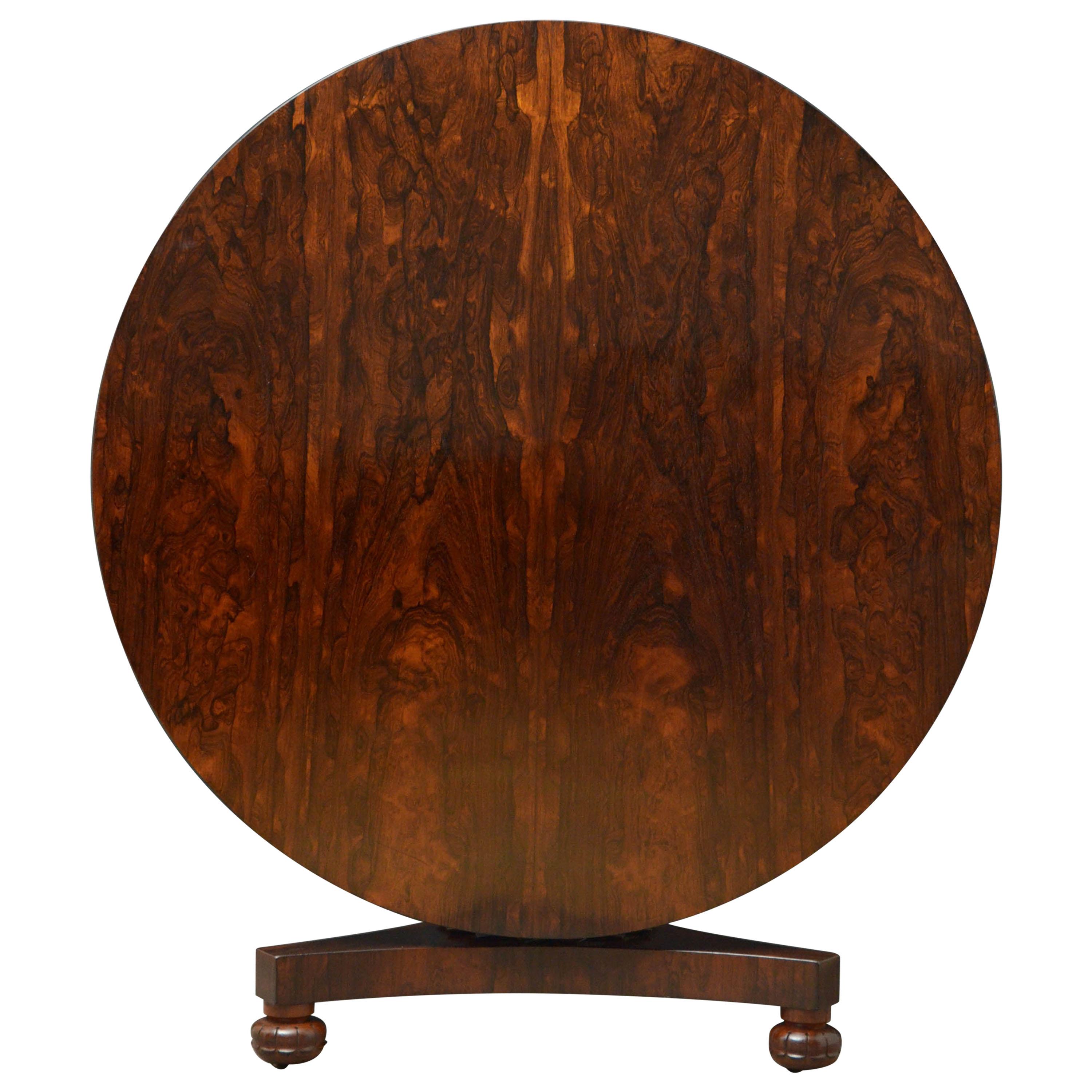 William IV Rosewood Dining Table Centre Table