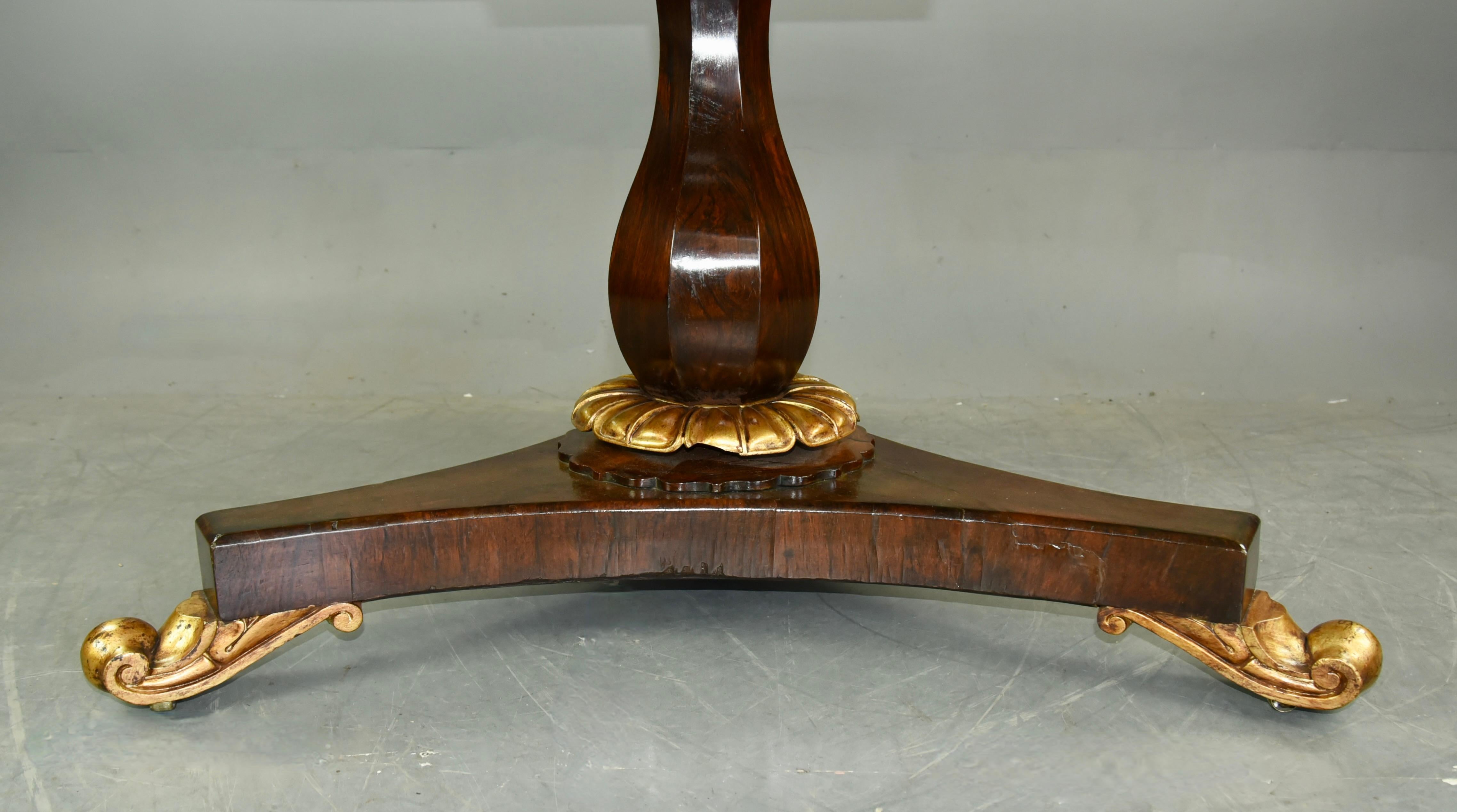 William iv Rosewood dining table  In Good Condition In Chelmsford, GB
