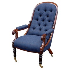 William IV Rosewood Easy Arm Chair