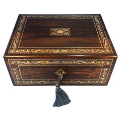 William IV Rosewood Jewelry Box