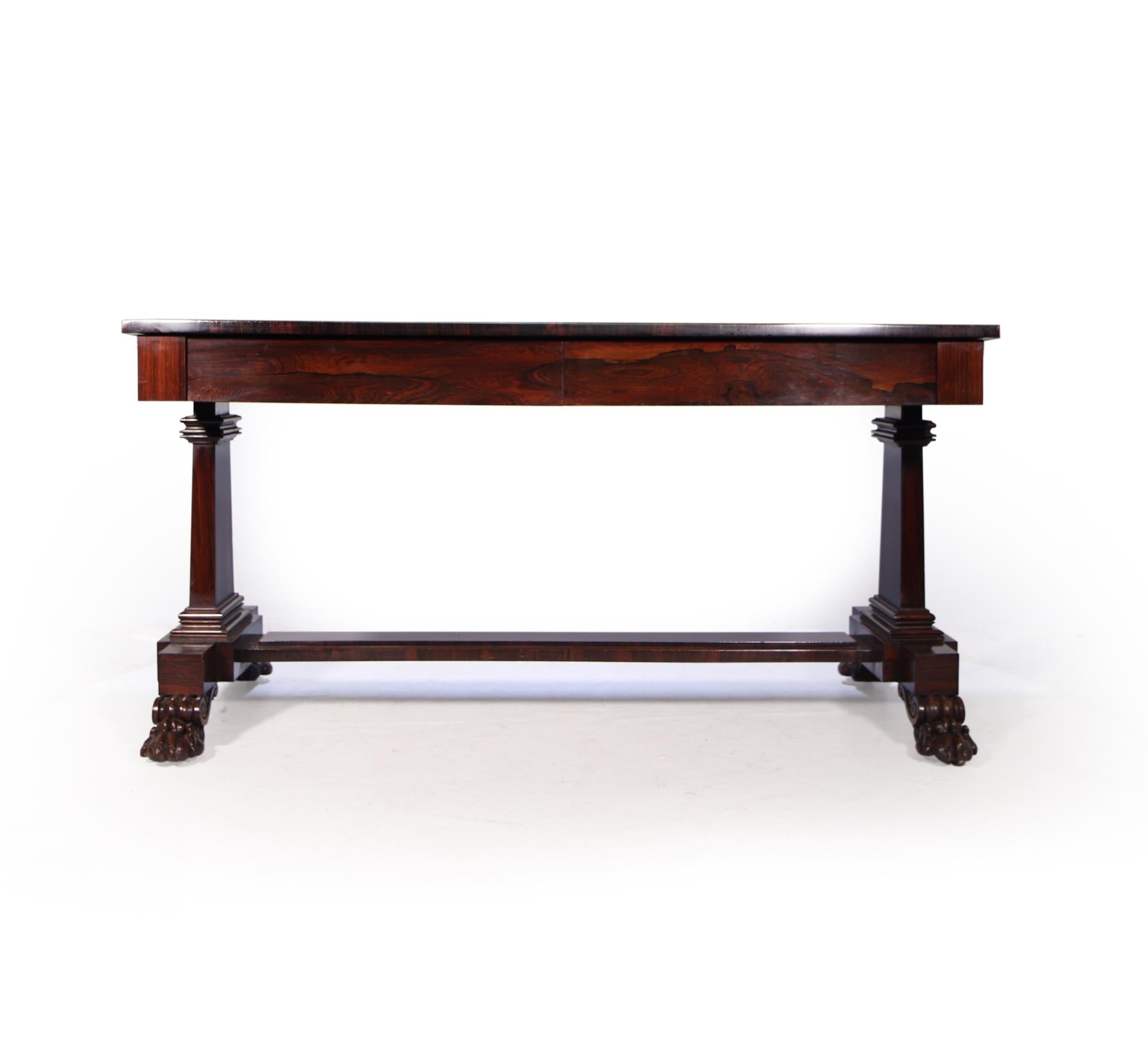 Other William IV Rosewood Library Table
