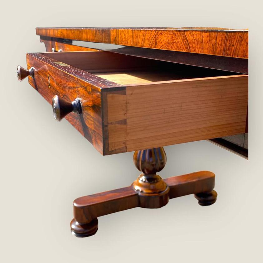 William IV Rosewood Library Table For Sale 2