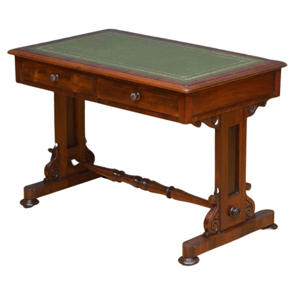 William IV Rosewood Library Table