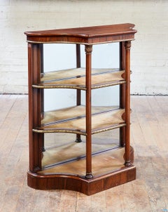 Etagere con specchio di William IV Rosewood