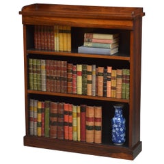 William IV Rosewood Open Bookcase